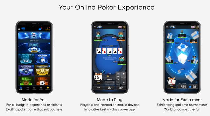 888poker - mobile app